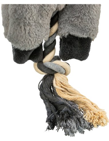 Jucarie Pentru Caini, Magar, Plus/Sfoara, Cu Sunet, 66 cm, 36099