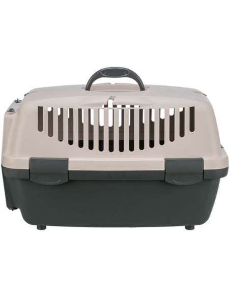 Cusca De Transport, Capri 1, XS: 32x31x48 cm, Pana la 6 kg, Gri Inchis/Roz Pal, 39818