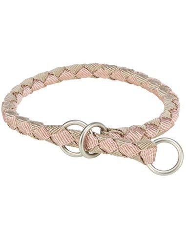 Zgarda Cavo Coarda, Semistrangulanta, S-M: 35-41 cm/ 12 mm Roz Pal/Nisipiu, 143735