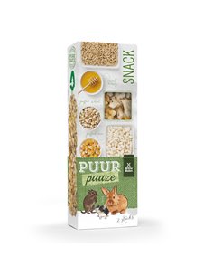 Batoane Pentru Rozatoare, Puur Gourmet, Cu Orez Expandat Si Miere, 2 buc/ 110 g, L654922