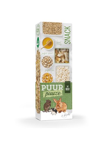 Batoane Pentru Rozatoare, Puur Gourmet, Cu Orez Expandat Si Miere, 2 buc/ 110 g, L654922