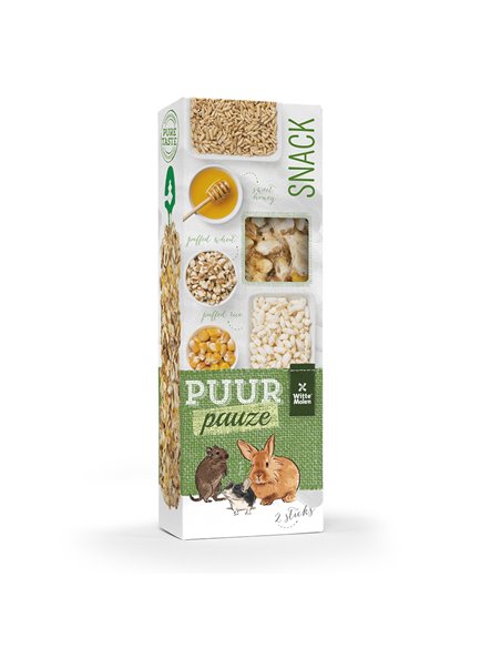 Batoane Pentru Rozatoare, Puur Gourmet, Cu Orez Expandat Si Miere, 2 buc/ 110 g, L654922