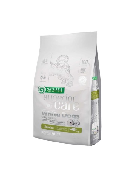 Natures Protection Superior Care, White Dogs Junior, Peste Alb, 10 Kg