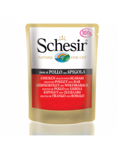 Schesir Cat Plic 100 g, cu Pui si Biban
