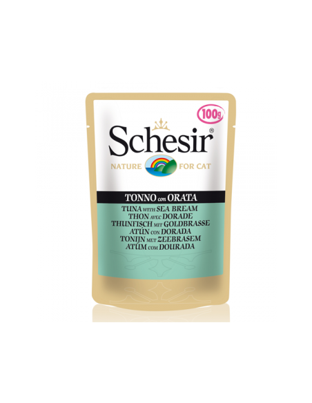 Schesir Cat Plic 100 g, cu Ton si Dorada