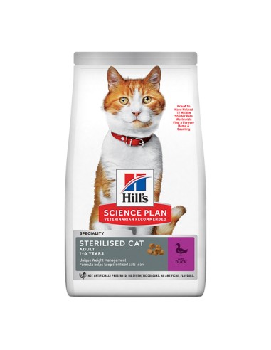 Hill's SP Feline Adult Sterilised Duck 1.5 kg*