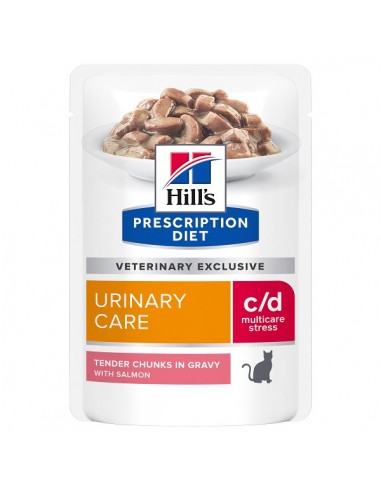 Hill's PD Feline c/d Stress Somon 12x85 g, 2 bax