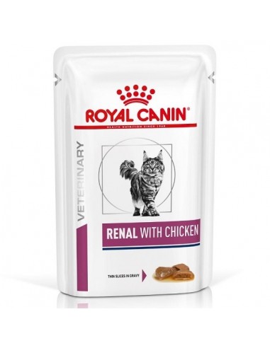 Plic Royal Canin, VD Renal cu Pui, Pisica 12 x...