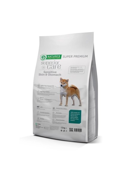 Natures Protection Superior Care, Sensitive Sikn&Stomach Adult Dogs Toate Rasele cu Miel, 2 x 1.5 Kg