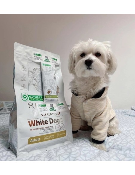 Natures Protection Superior Care, White Dogs, Adult, Miel, Rase mici 2 x 1.5 Kg