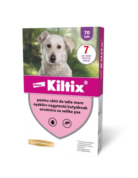Kiltix L (70 cm) - zgarda antiparazitara caini de talie mare