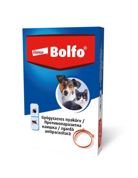 Bolfo, Zgarda Antiparazitara, Caine/Pisica 38 cm