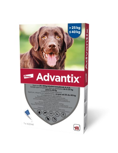 Advantix Spot On Caine, 25-40 kg, 1 pipeta