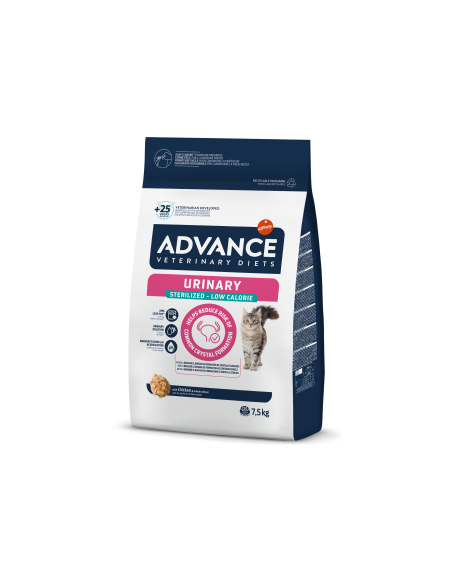 Advance Pisica Sterilised Urinary Low Calorie 7.5 kg