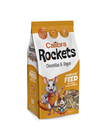 Hrana Completa Chinchilla si Degu, Calibra Rockets Mix Chinchillas & Degus 900 g
