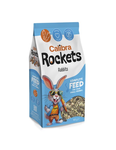 Hrana Completa Iepuri, Calibra Rockets Mix Chinchillas & Degus 900 g