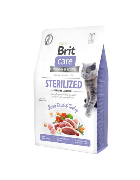 Brit Care Cat GF Sterilized Weight Control 2 x 2 kg