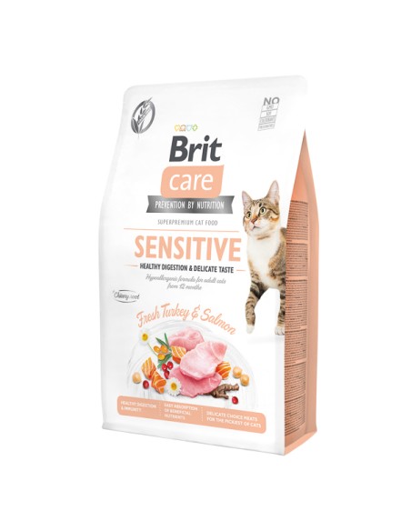 Brit Care Cat GF Sensitive Healthy Digestion and Delicate Taste 2 x 2 kg
