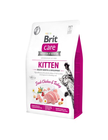 Brit Care Cat GF Kitten Healthy Growth and...