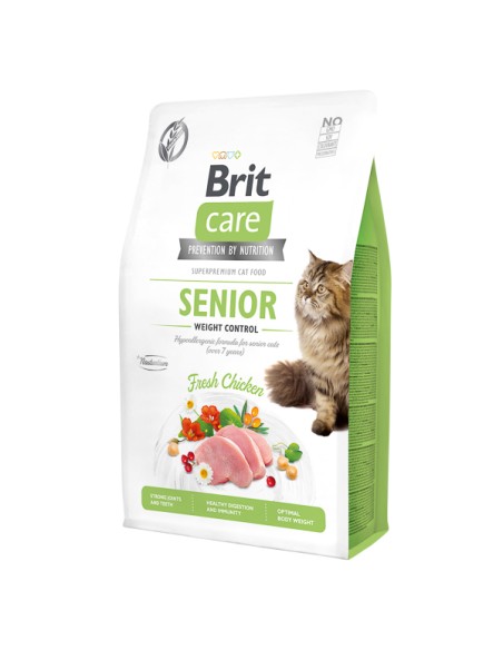 Brit Care cat GF Senior Weight Control 2 x 7 kg