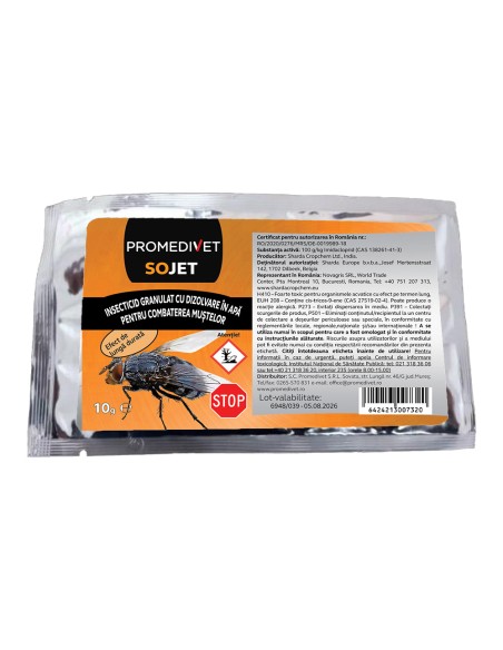 Insecticid Sojet impotriva mustelor 10 x 10 g