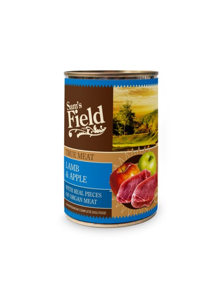 Sam's field true meat lamb & apple 6 x 400 gr