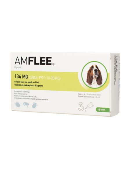 Amflee Spot On Caini, 10-20 kg, 1 pipeta