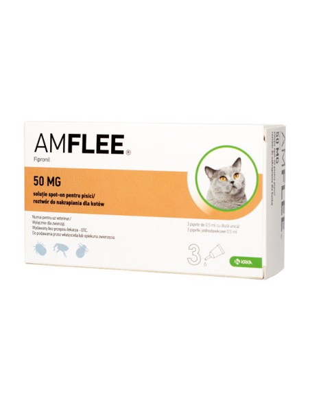 Amflee Spot On Pisici, 50 mg