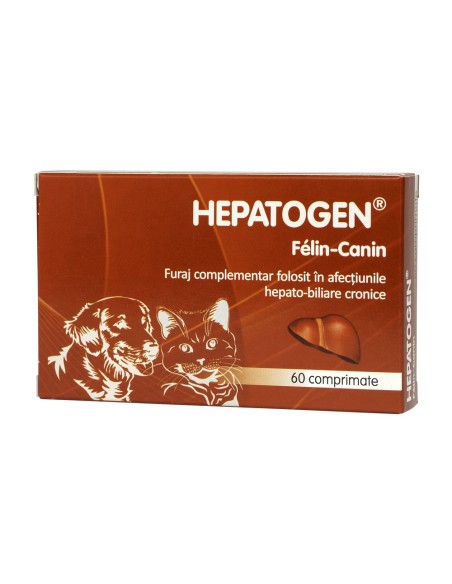 Hepatogen felin-canin 25mg 60cp
