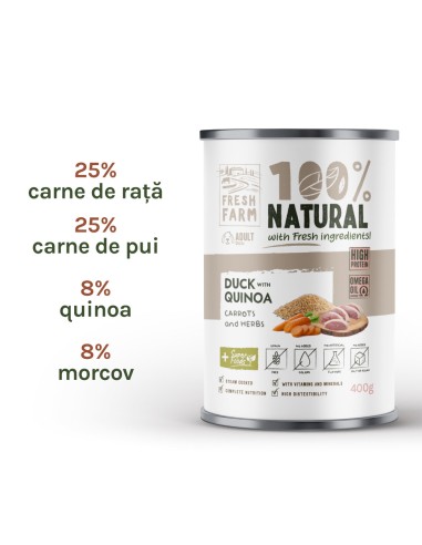 Fresh Farm Coarse pate with duck, quinoa,...