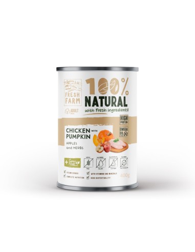 Fresh Farm Coarse pate with chicken, pumpkin,...