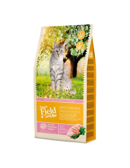 Sam's field cat adult chicken 7,5kg + Cadou