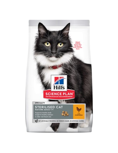 Hill's SP Feline Mature Sterilised Chicken 3 kg*