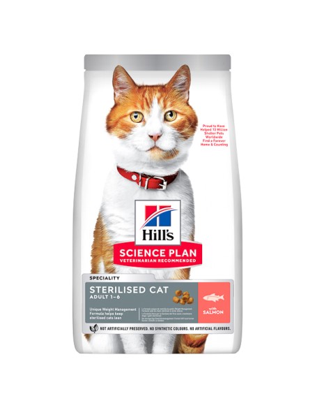 Hill's SP Feline Adult Sterilised Salmon 3 kg