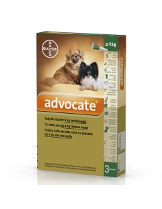 Advocate Dog 0-4 kg x 1 pipeta