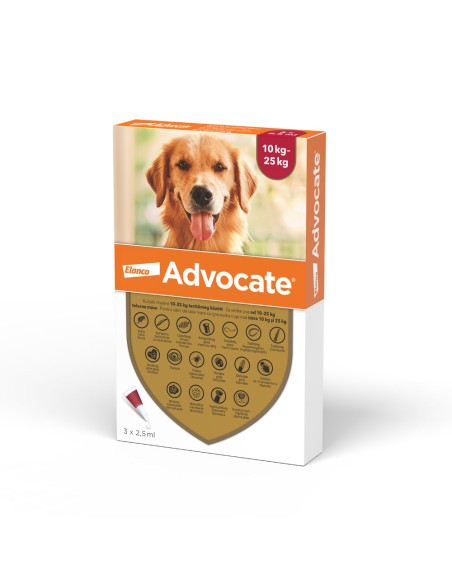 Advocate Dog 10-25 kg, 1 pipeta