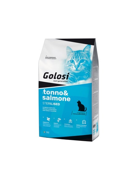 Hrana Premium Golosi Cat Probio Sterilizat cu Ton si Somon, 20 kg