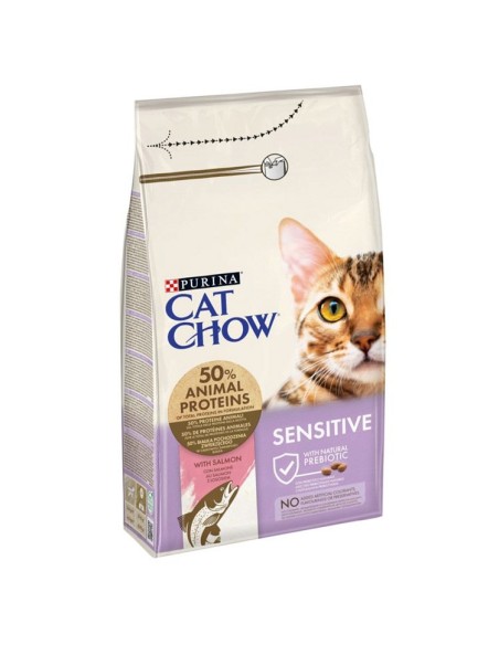 Purina Cat Chow Sensitive Somon 15 kg