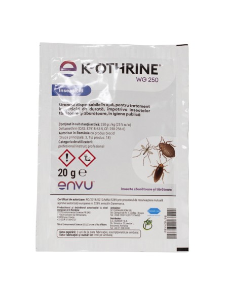 Pachet Insecticid Bayer K-Othrine WG 250, 2 x 20 g