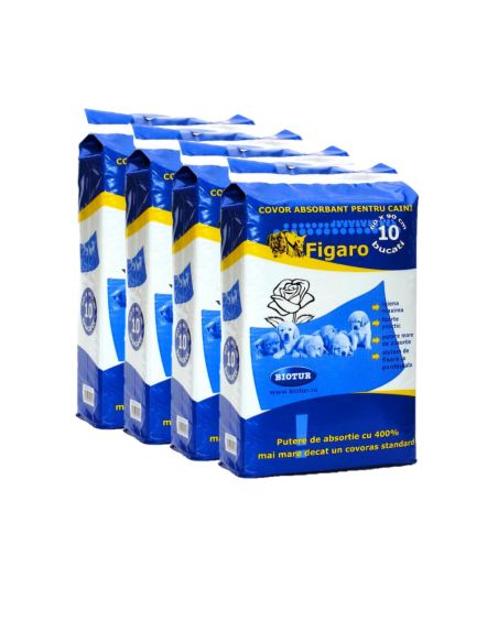 Covoras Absorbant Caini Figaro 4 x  (25 buc), 60x90 cm
