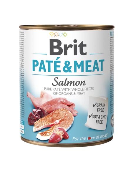 Brit Pate & Meat Salmon 6x800g