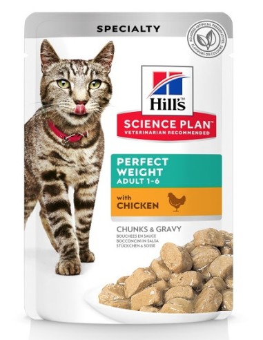 Hill’s SP Feline Adult Perfect Weight cu Pui...