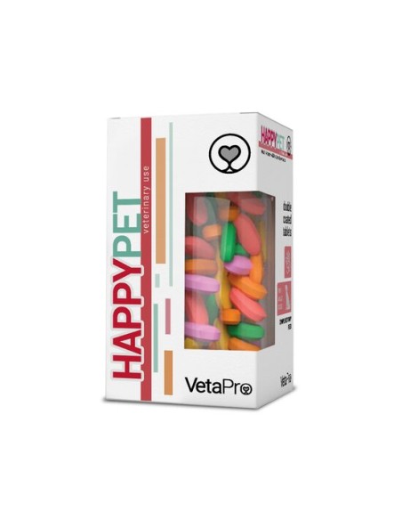 Multivitamine Vetapro Happy Pet Caine Adult, 60 caps/cutie