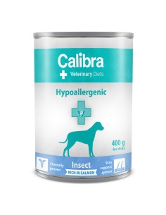 Calibra VD Dog Can Hypoallergenic Insect & Salmon 400 g
