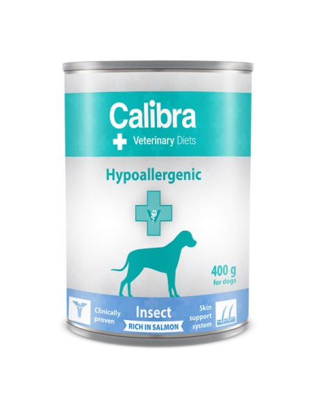 Calibra VD Dog Can Hypoallergenic Insect & Salmon 400 g