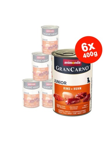 Mancare umeda pentru caini GranCarno Junior,...