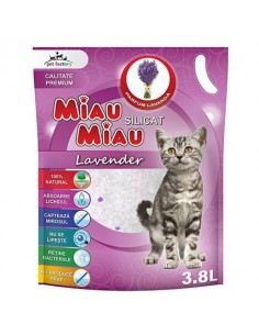 Silicat Miau Miau Lavanda, 3,8 L