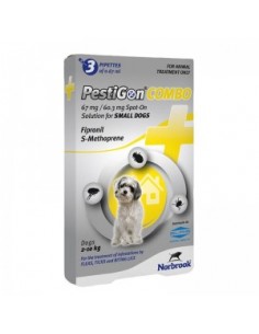 PestiGon Combo Dog S 67 mg/60,3 mg x 1 pipeta