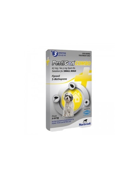 PestiGon Combo Dog S 67 mg/60,3 mg x 1 pipeta