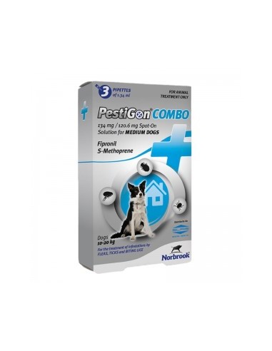 PestiGon Combo Dog M 134 mg/120,6 mg x 1 pipeta